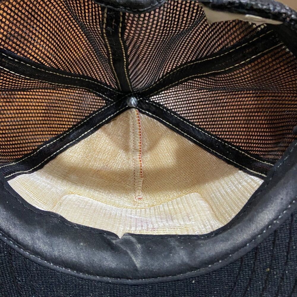 Challenger Caps Vintage 70s 80s Advance Transportation Trucker Red Black Hat OS - Picture 6 of 7